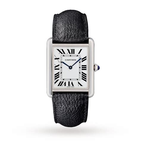 cartier tank solo steel bracelet|cartier ladies large tank watch.